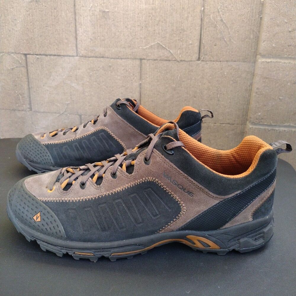 VASQUE 7006M Juxt Hiking Shoes Mens Sz 14 M Sudan Brown/Black Suede Trail Shoes